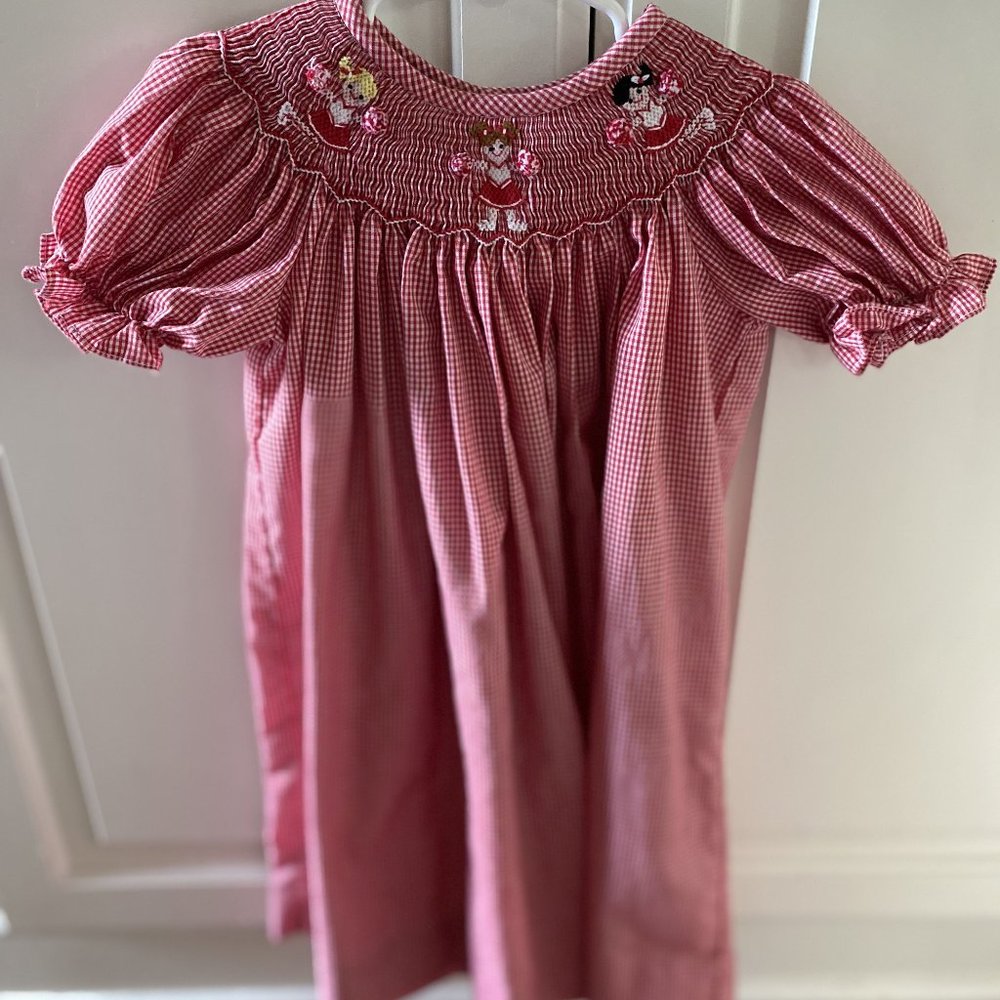 Smock Candy Red Gameday Dress